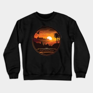 Old city of Jerusalem Crewneck Sweatshirt